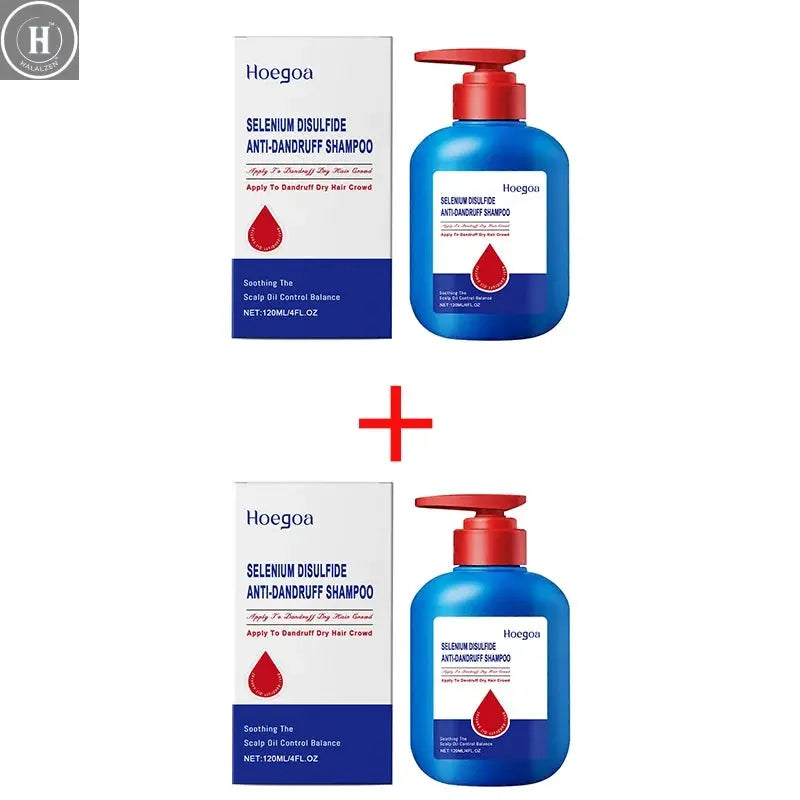 120ml Selenium Sulfide Shampoo Deep Cleansing Remove Dandruff Itchy Balance Oil Nourishing Restoration Hair Color Shampoo HALALZEN