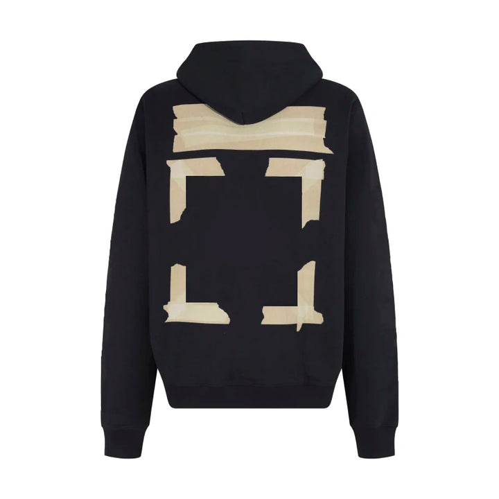 "Arrow" C/O Gold-embossed Tape Arrow-shaped Women Men Pullover Hoodie Hiphop Oversized Men Casual Hooded Hoodies Hoody