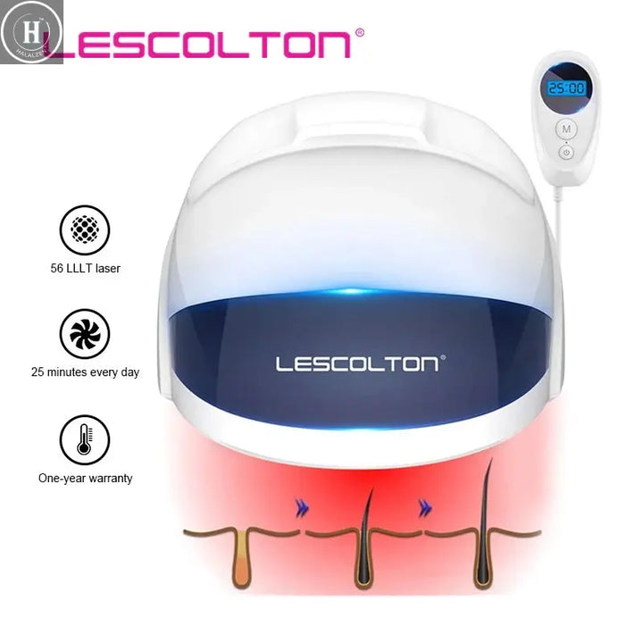 Lescolton laser helmet red light therapy hair laser hat for hair growth cap hair growth products LLLT hair regrow red light HALALZEN