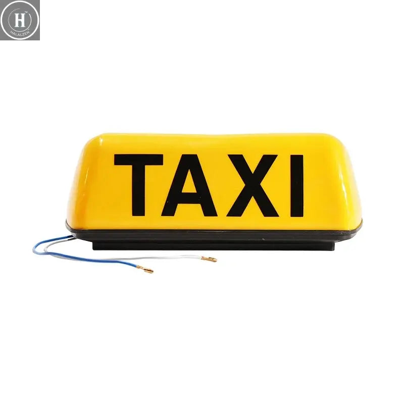 12V DC Taxi light Suction Magnet Roof Waterproof Top Sign Magnetic imeter Cab Lamp Light Signal Lamp Roof Top Sign Light TAXI HALALZEN