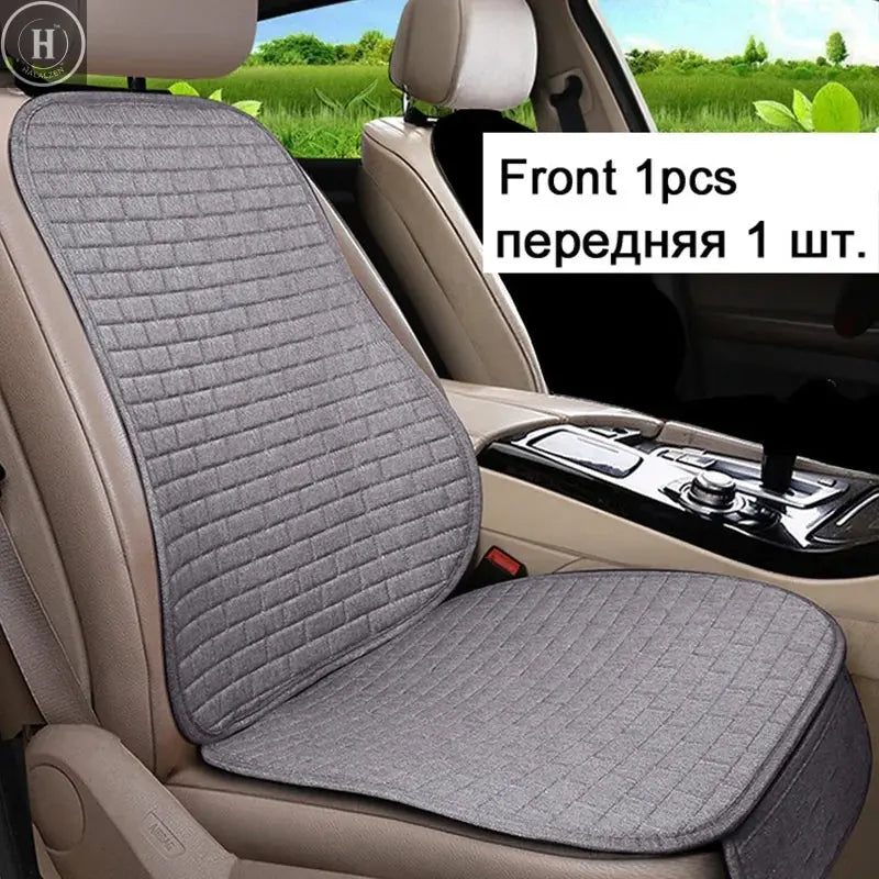 Car Seat Front Rear Cushion Breathable Cover Saeat Universal Seat Protector Back Seat Cushion Front Rear Car Supplies HALALZEN