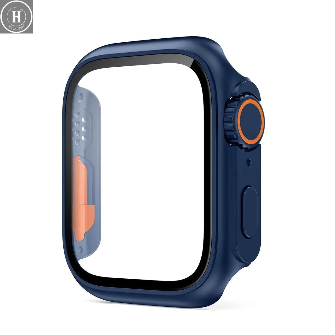 Glass+Case for Apple Watch 46mm 44mm 45mm 41mm 40mm 38mm 42mm Screen Protector Change Ultra Bumper iWatch Series 10 9 8 7 SE 6 5 HALALZEN