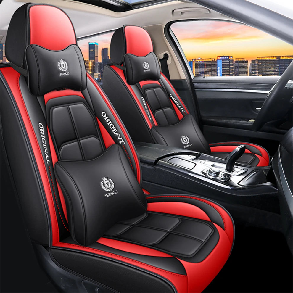 Universal Pu Leather Car Seat Cover for Most Car Models Auto Accessories Interior Details