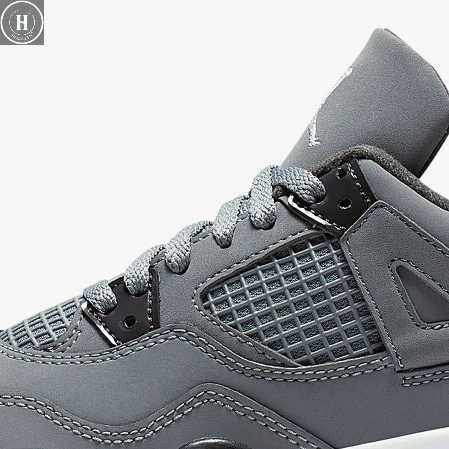 Nike genuine AIR JORDAN 4 RETRO (PS) replica children's sports shoes BQ7669-007 HALALZEN