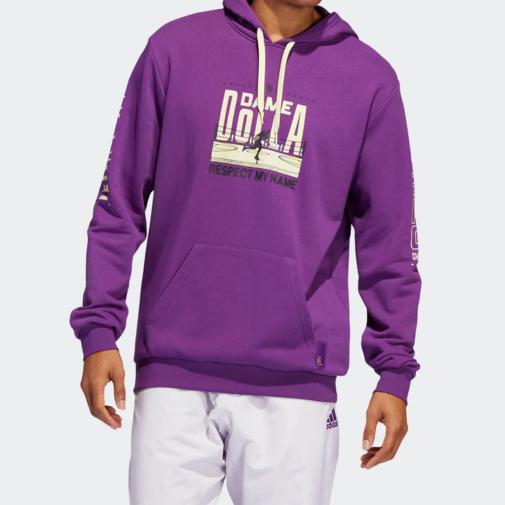 Adidas genuine Current Season Damian Lillard Men's Basketball Hoodie HG8914