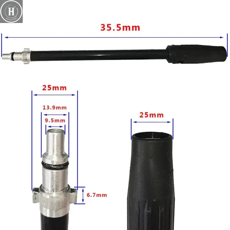 High pressure washer Water gun Car wash water gun Household water gun adjustable 8m water pipe set M14 HALALZEN