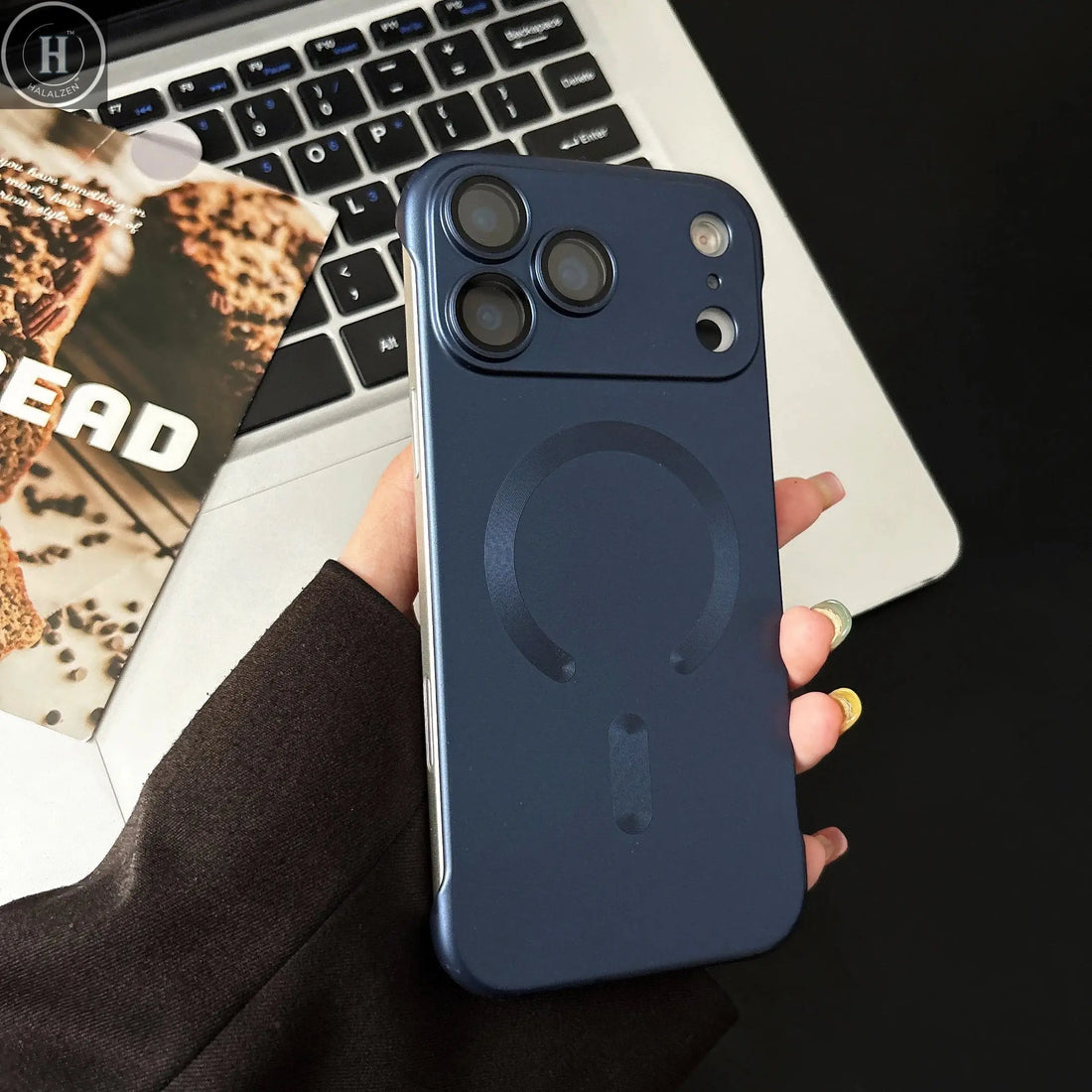 Ultra Thin Matte Magnetic Cover For iPhone 17 Air 16 15 14 Plus 13 12 11 17 Pro Max For Magsafe Charging Frameless PC Phone Case Halalzen UK