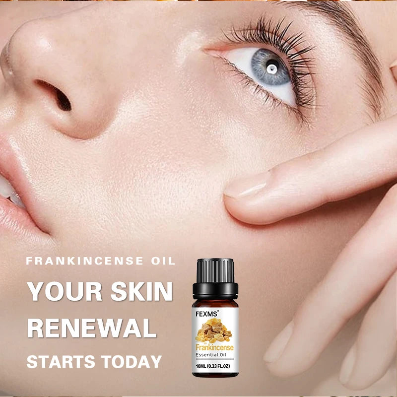 Frankincense Essential Oil 100% Pure Natural - for Sleep, Relax, Skin Moisturizing Care & Aromatherapy HALALZEN