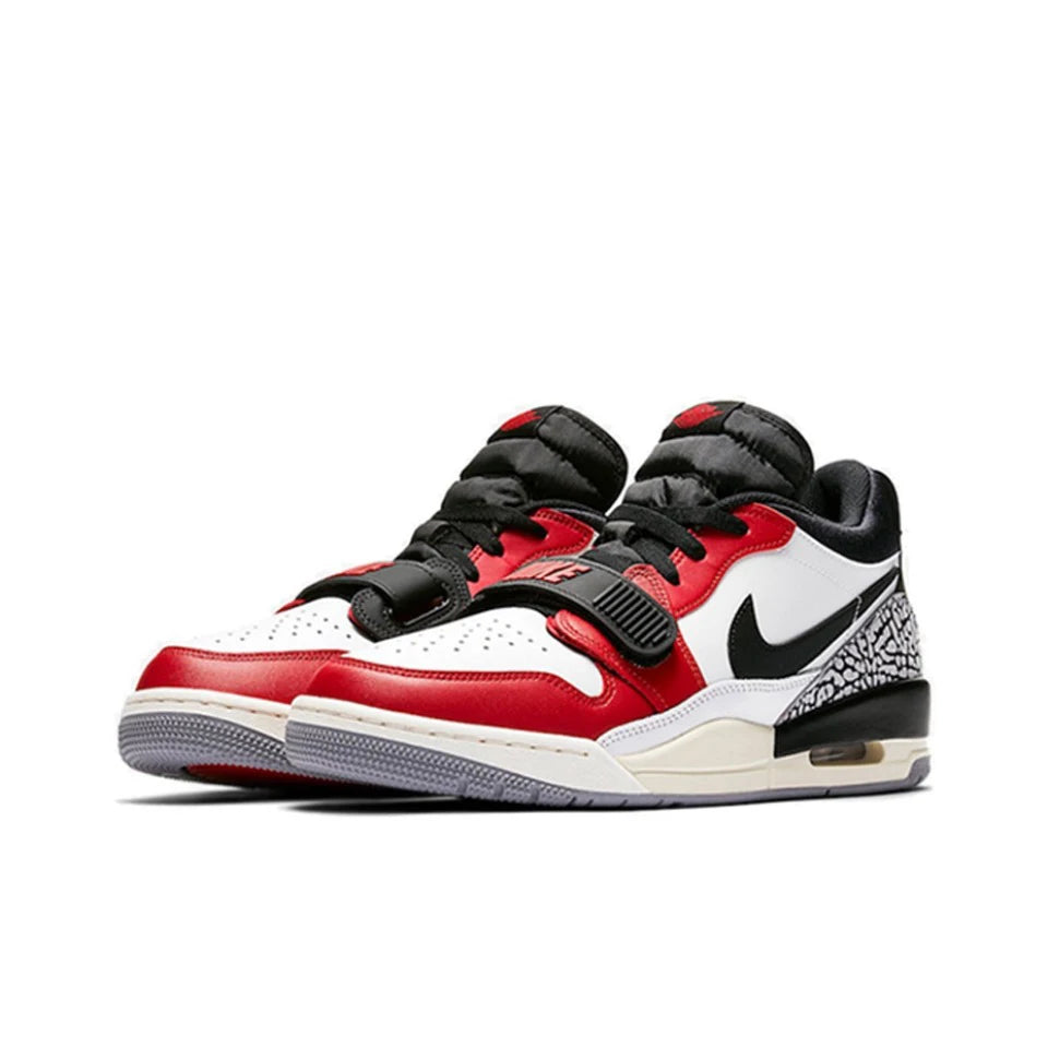 Original Air Jordan Legacy 312 Low 'Bulls' For Men's  Retro Casual Classic Street Basketball Shoes