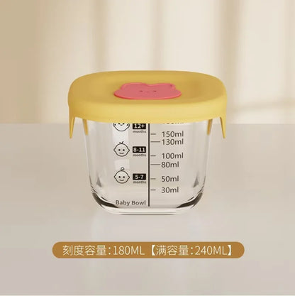 Mini Glass Bowl with Silicone Lid