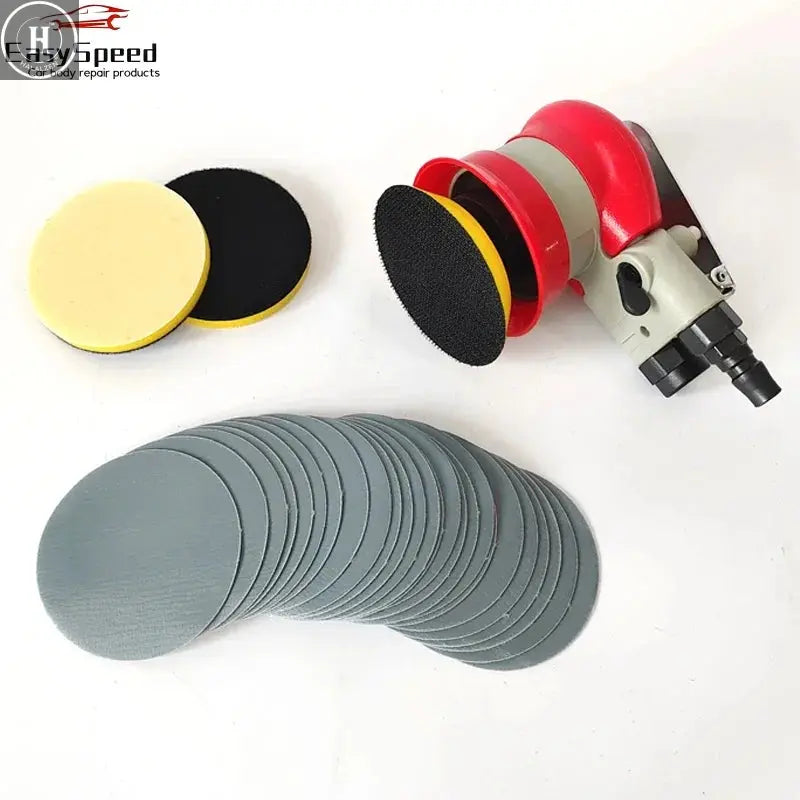 Mini Pneumatic Angle Sander Grinding Mach Polishing Machine 3 inch Air Sanding Angle Tools for Car Polisher HALALZEN