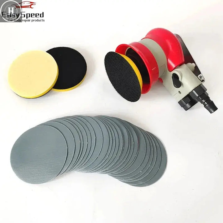 Mini Pneumatic Angle Sander Grinding Mach Polishing Machine 3 inch Air Sanding Angle Tools for Car Polisher HALALZEN