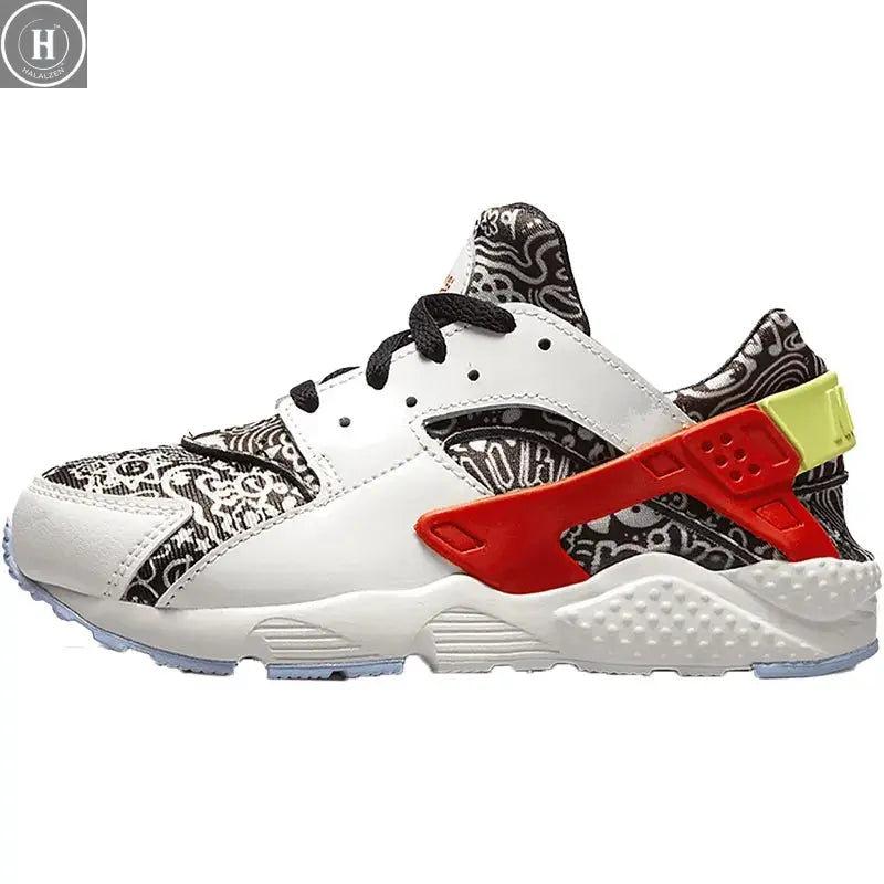 Nike genuine Huarache Run (GS) women's and children's casual shoes DV2270-100 HALALZEN