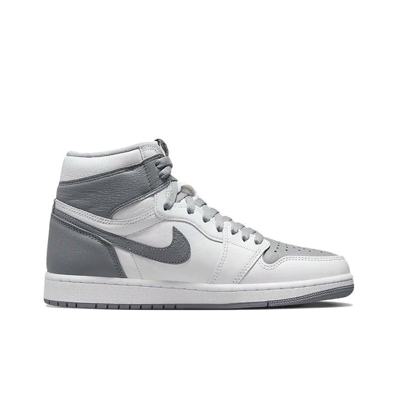 Original Jordan Air Jordan 1 High OG Retro "Silver Toe" Anti-Slip High Top Basketball Shoes Men's and Women's Sneakers