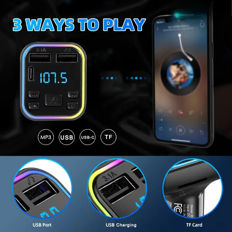 Car mounted Bluetooth MP3 player