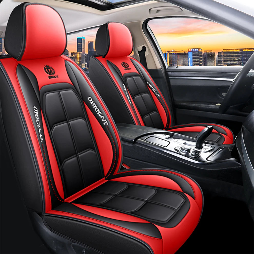 Universal Pu Leather Car Seat Cover for Most Car Models Auto Accessories Interior Details