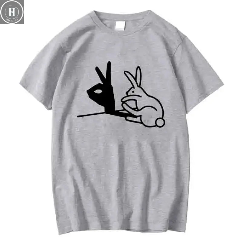 Men Fashion Casual Top Quality 100% Cotton Cool Funny Design Print Tshirt Loose Summer Men T Shirt O-neck Male Tees T-shirt Tops HALALZEN