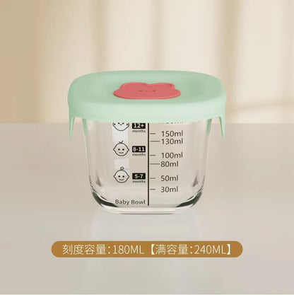 Mini Glass Bowl with Silicone Lid