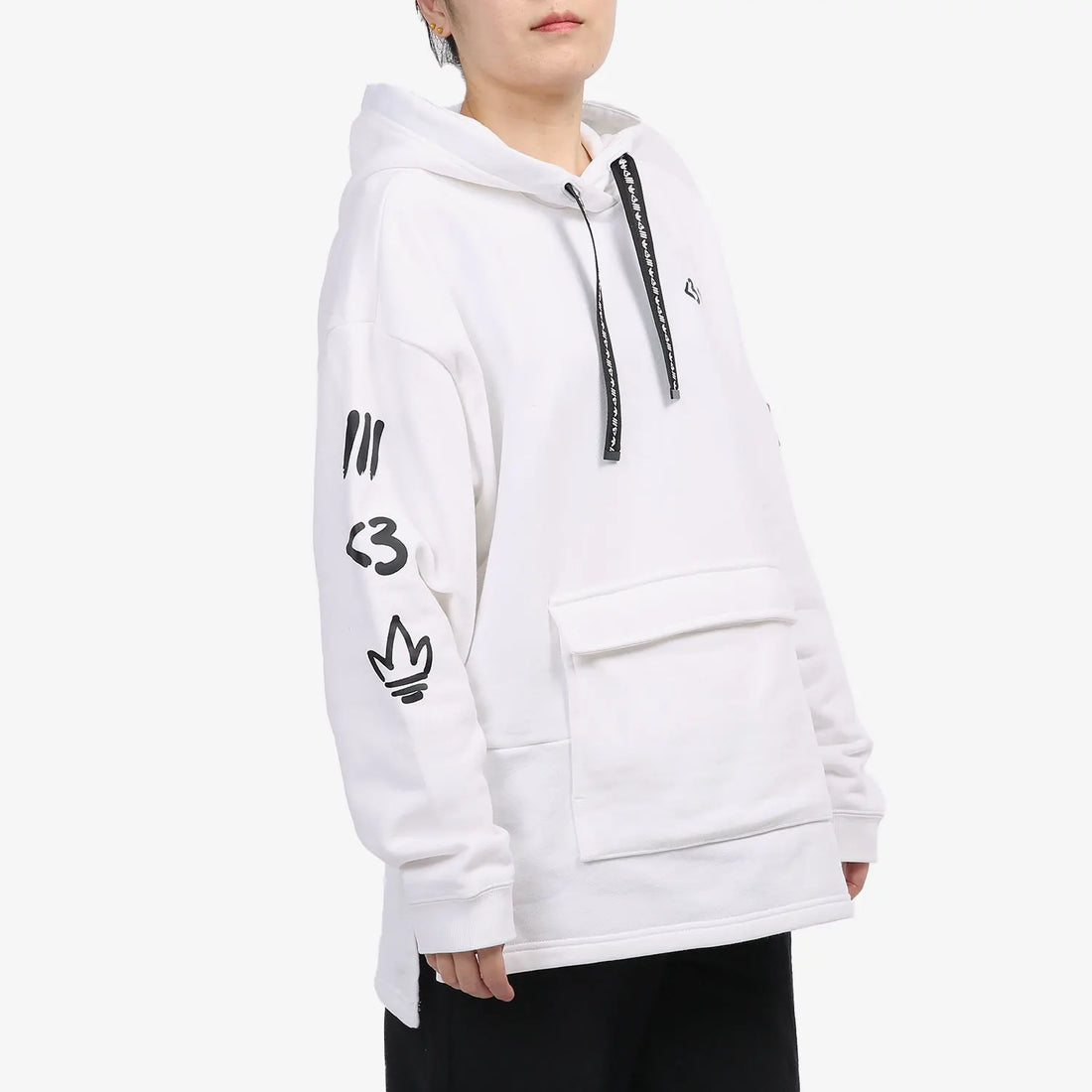 Adidas Original Three Stripes Women's Casual Hoodie Sweatshirt H39033