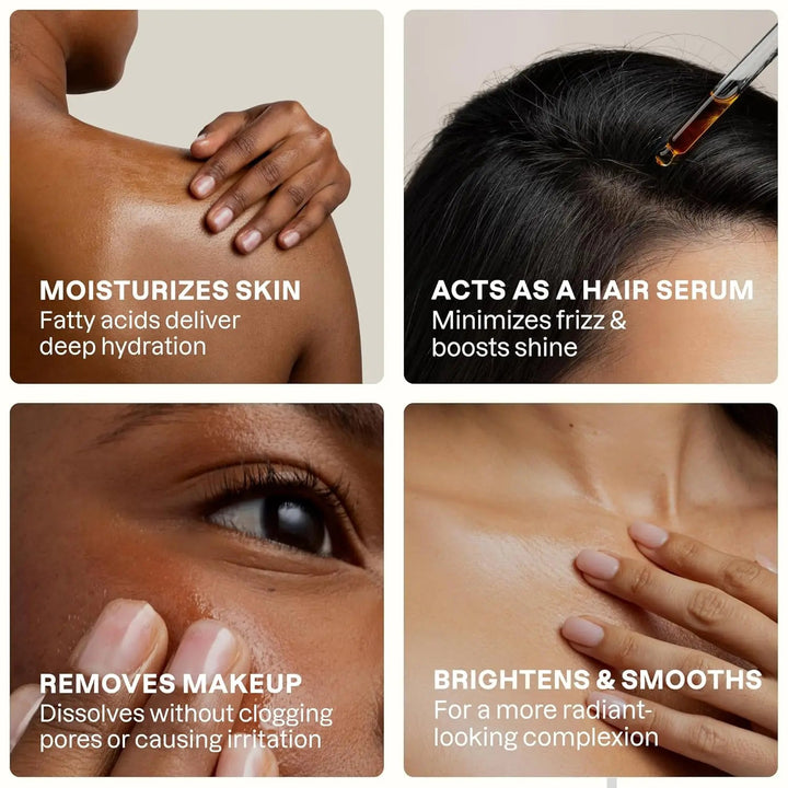 Organic Rosehip Oil Antioxidant Improve Fine Lines Wrinkles Firming Lifting Repair Moisturizer Nourish Smooth Hair Skin Care Oil HALALZEN