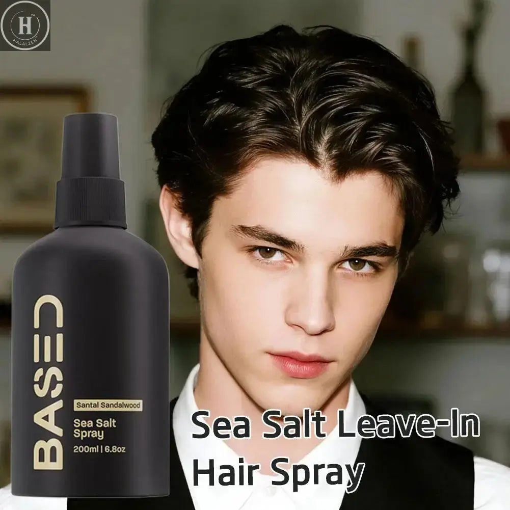 Sea Salt Spray Anti-Fade Hair Styling Spray Nourishing hair Heat Treating hair ends for Full and Fluffy Hair Leave-In Hair Spray HALALZEN