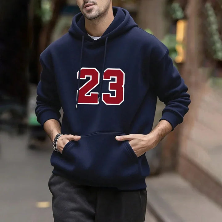 Men's Hoodie  Pullover Sweatshirt Casual Sporty Streetwear Male Hooded Top for Home Outdoor Fall Winter Outwear