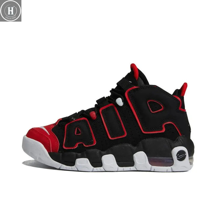 NIKE Kids' AIR MORE UPTEMPO (GS) Casual Sports Shoes FB1344-001 HALALZEN