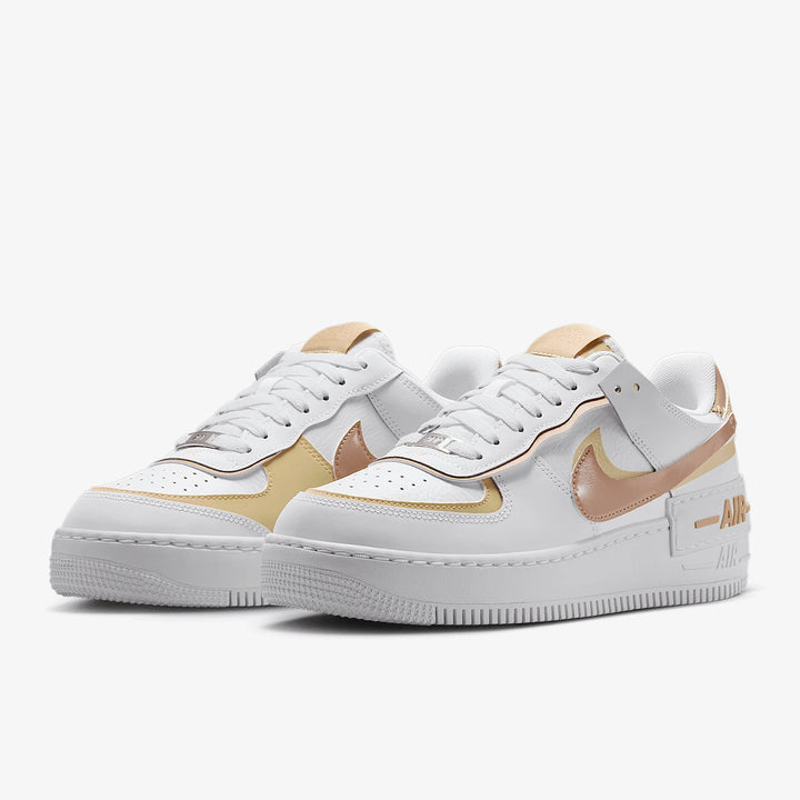 Nike genuine Air Force 1 Shadow women's thick soled shoes DZ1847-111