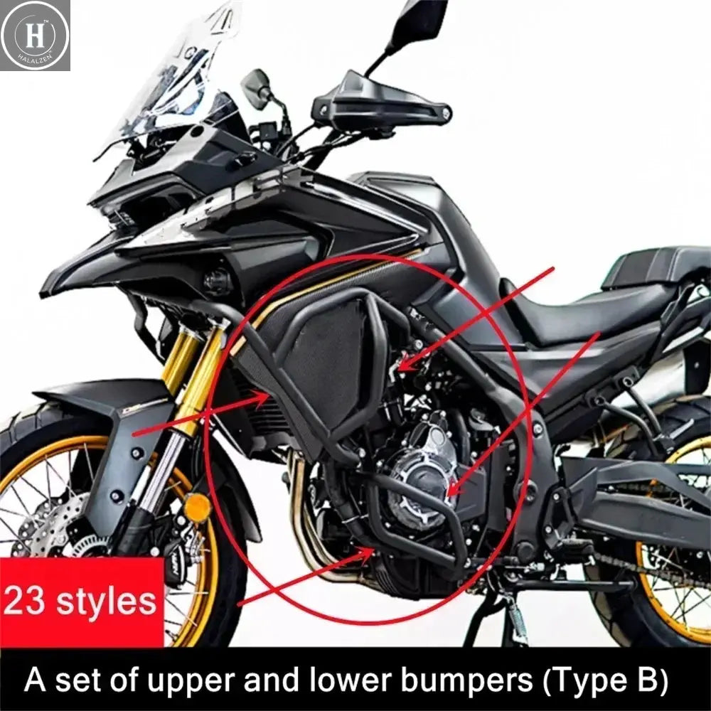 For VOGE DS525X bumper upper and lower bumpers  motorcycle modification accessories HALALZEN