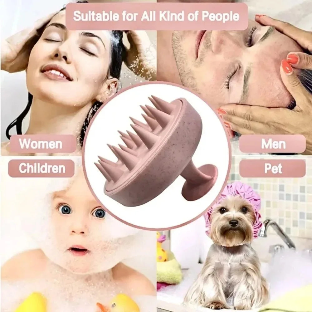 Soft Silicone Scalp Massage Brush