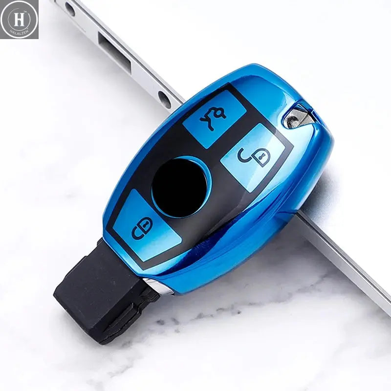 2/3 Buttons For Mercedes Benz A B G R Class GLA GLK W176 W204 W251 W463 Soft TPU Car Remote Key Case Cover Fob Accessories HALALZEN
