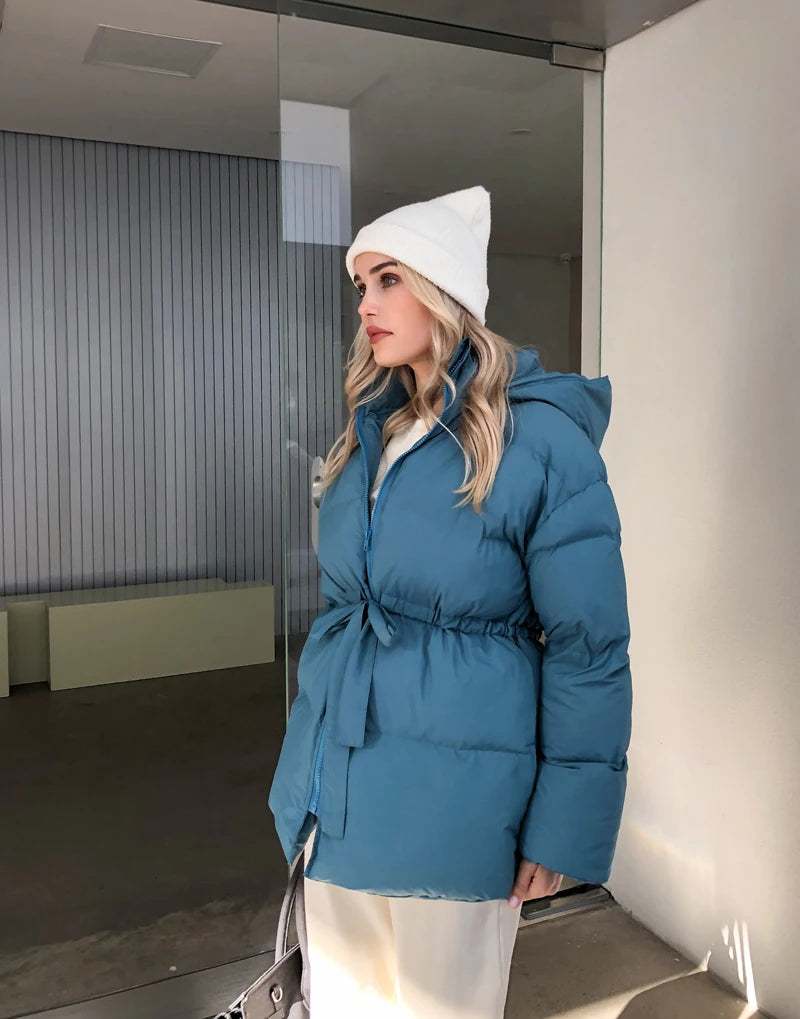 2024 Women Winter Jacket coat Stylish Thick Warm fluff Parka Female water proof outerware coat New Hot