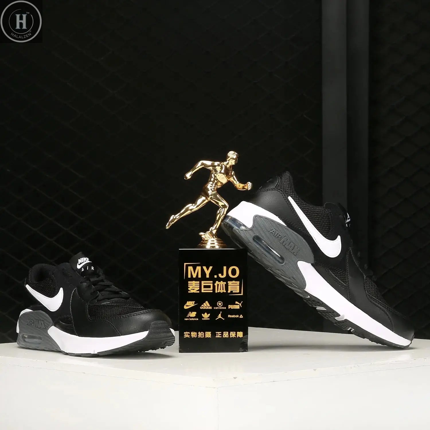 Nike Genuine AIR MAX EXCEE MWH (GS) Grade School Running Shoes CD6894-001 HALALZEN