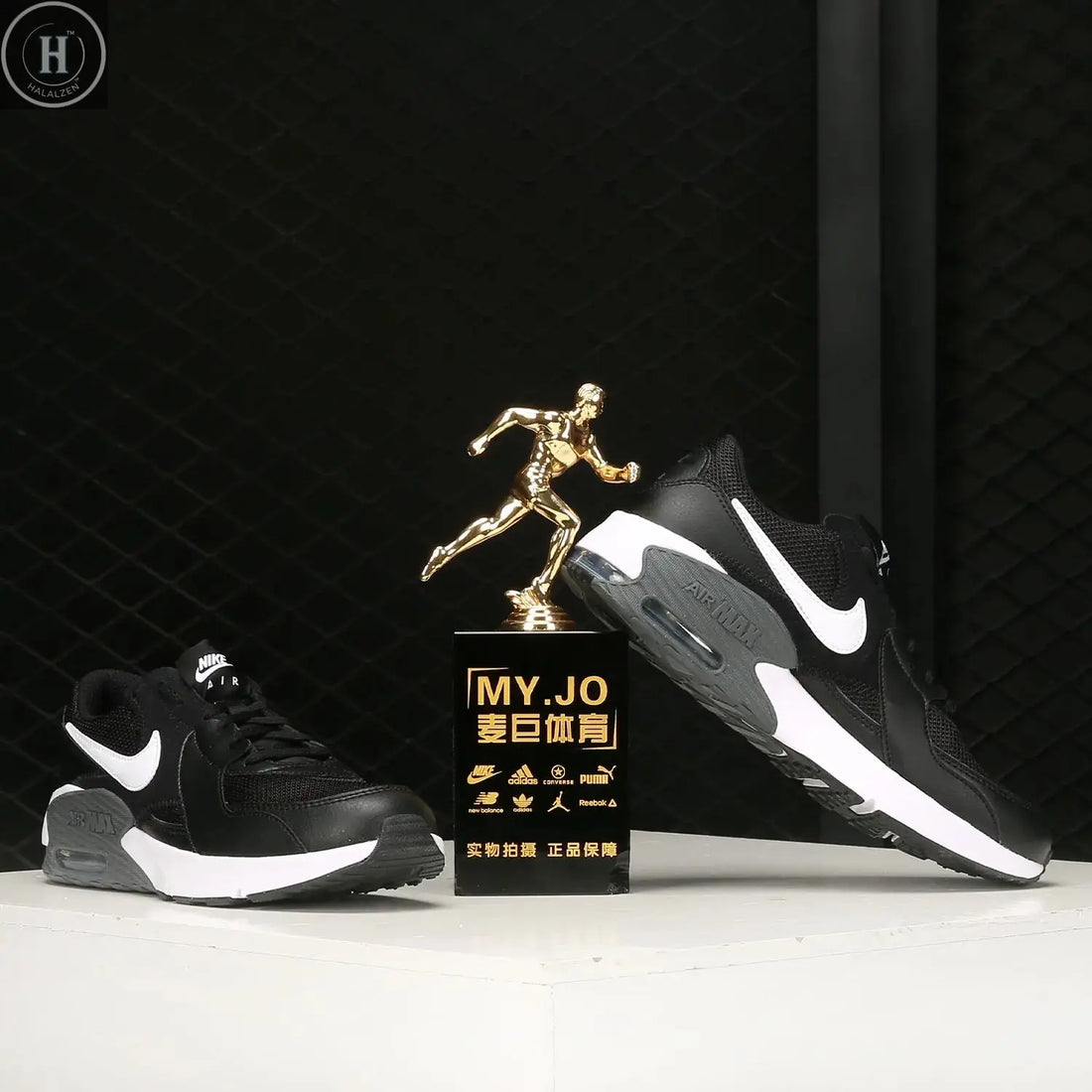 Nike Genuine AIR MAX EXCEE MWH (GS) Grade School Running Shoes CD6894-001 HALALZEN