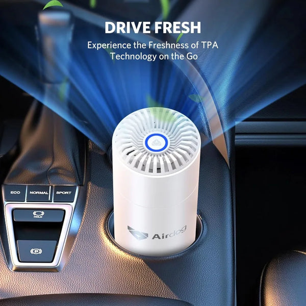 Portable Air Purifier - Car Air Purifier for Cars & Personal Use, TPA Technology for Washable Filters & Control Micron Particles