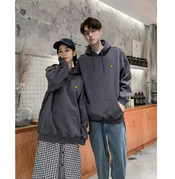 LYLE Cotton Sports Hoodie High quality Autumn Winter Embroidery Daily Leisure Brand Sweatshirt for Men And Women