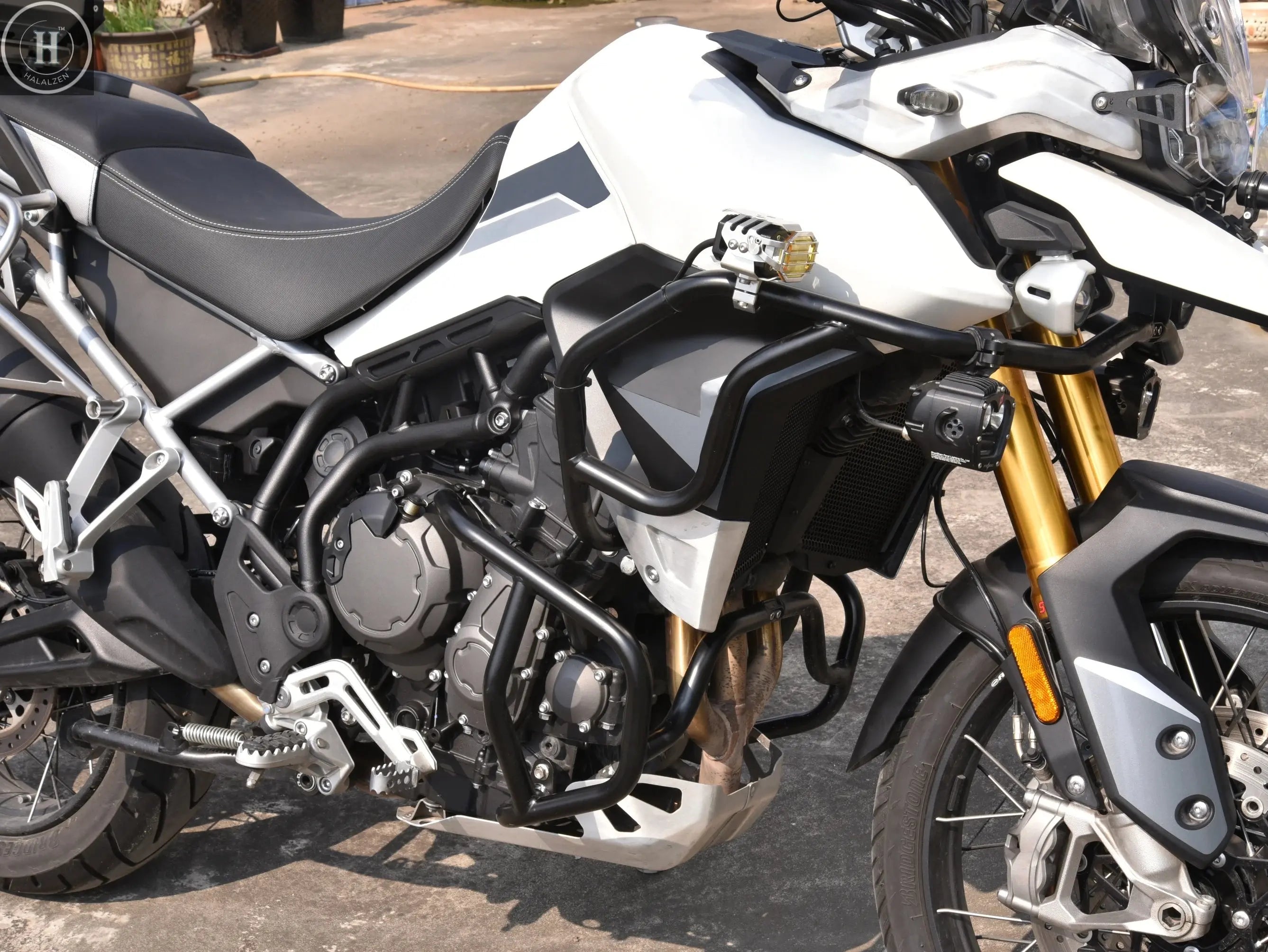 For Tiger 900 GT Rally Pro 2020 2021 2022 2023 Motorcycle Crash Bar Engine Guard Stung Cage Bumper Protector Accessories HALALZEN