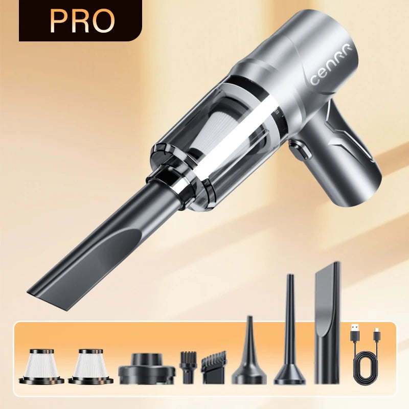 CENRR NEW 895000PA Car Vacuum Cleaner Cordless Powerful Wireless Car Cleaner Cleaning Machine HandHeld Portable Vacuum Cleaner