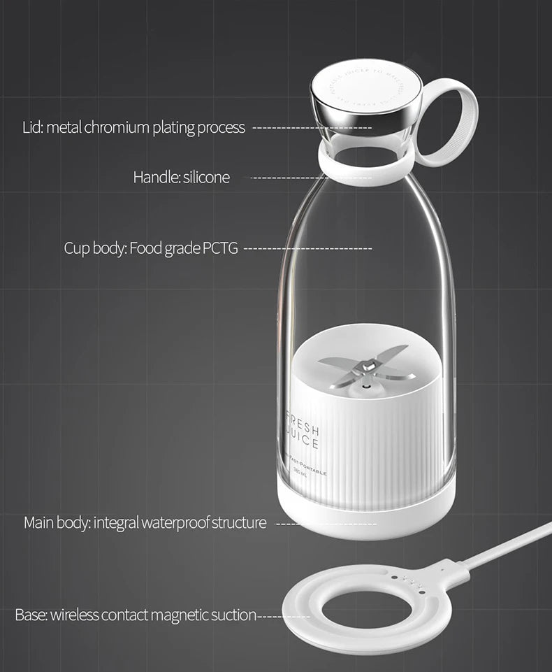 Mini Portable Electric Juicer Blender