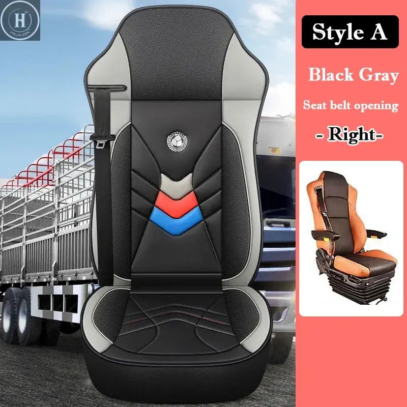 Universal Truck Lorry Bus Big Auto Seat Cushion Cover Mat For KAMAZ SCANIA IVECO ISUZU Volvo Renault Hino TATRA SANY Benz HALALZEN
