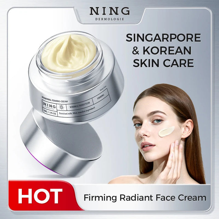 Firming & Brightening Face Cream| Anti-Aging with Yeast RNA, Carnosine,VAGESTOP™ UV, Red Myrrh Alcohol & White Pond Lily Oil HALALZEN