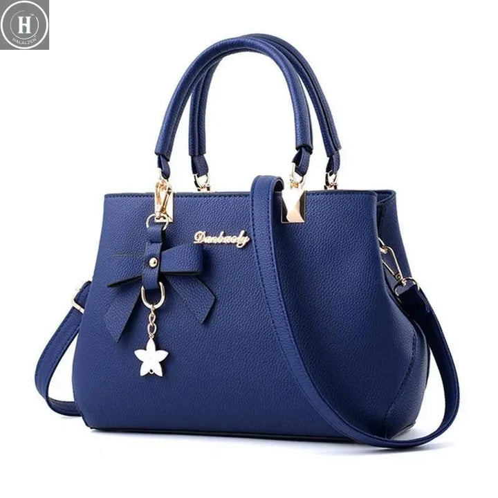 Famous Designer Brand Bags Women Leather Handbags 2024 Luxury Ladies Hand Bags Purse Fashion Shoulder Bags HALALZEN