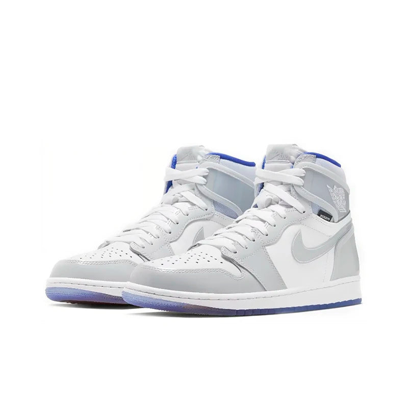 Original Jordan Air Jordan 1 High OG Retro "Silver Toe" Anti-Slip High Top Basketball Shoes Men's and Women's Sneakers