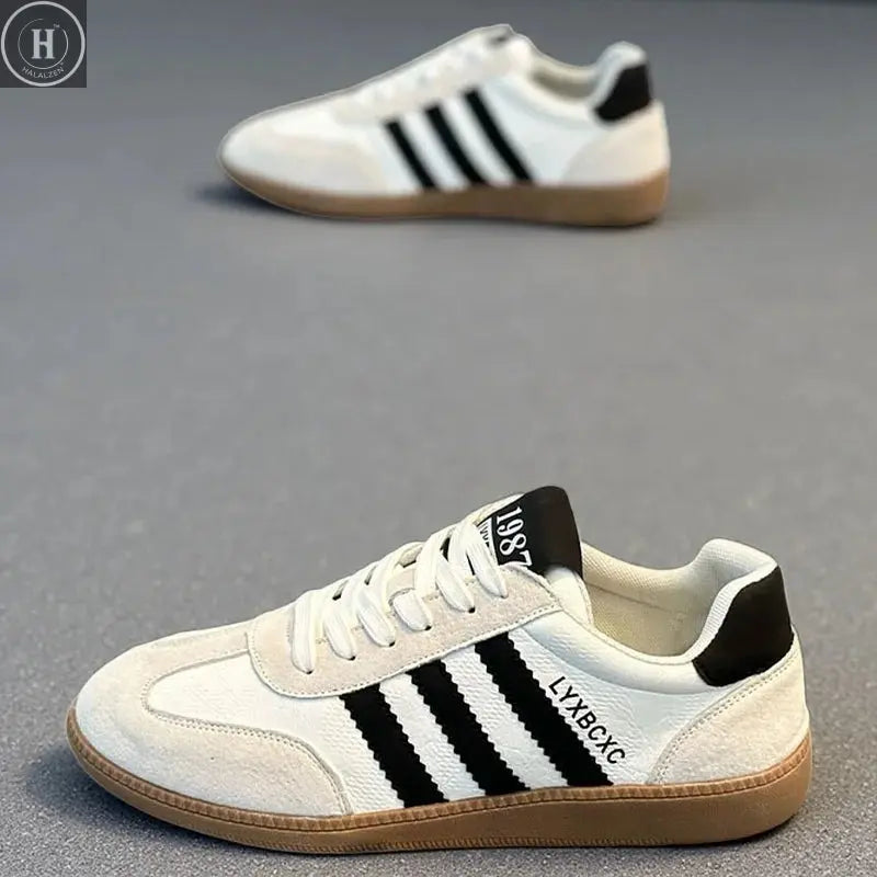 Hot Selling Leather Shoes Running Men Casual Skate Shoes Sneakers Summer Trainers Board Shoes Free Shipping 2025 New Breathable Halalzen UK