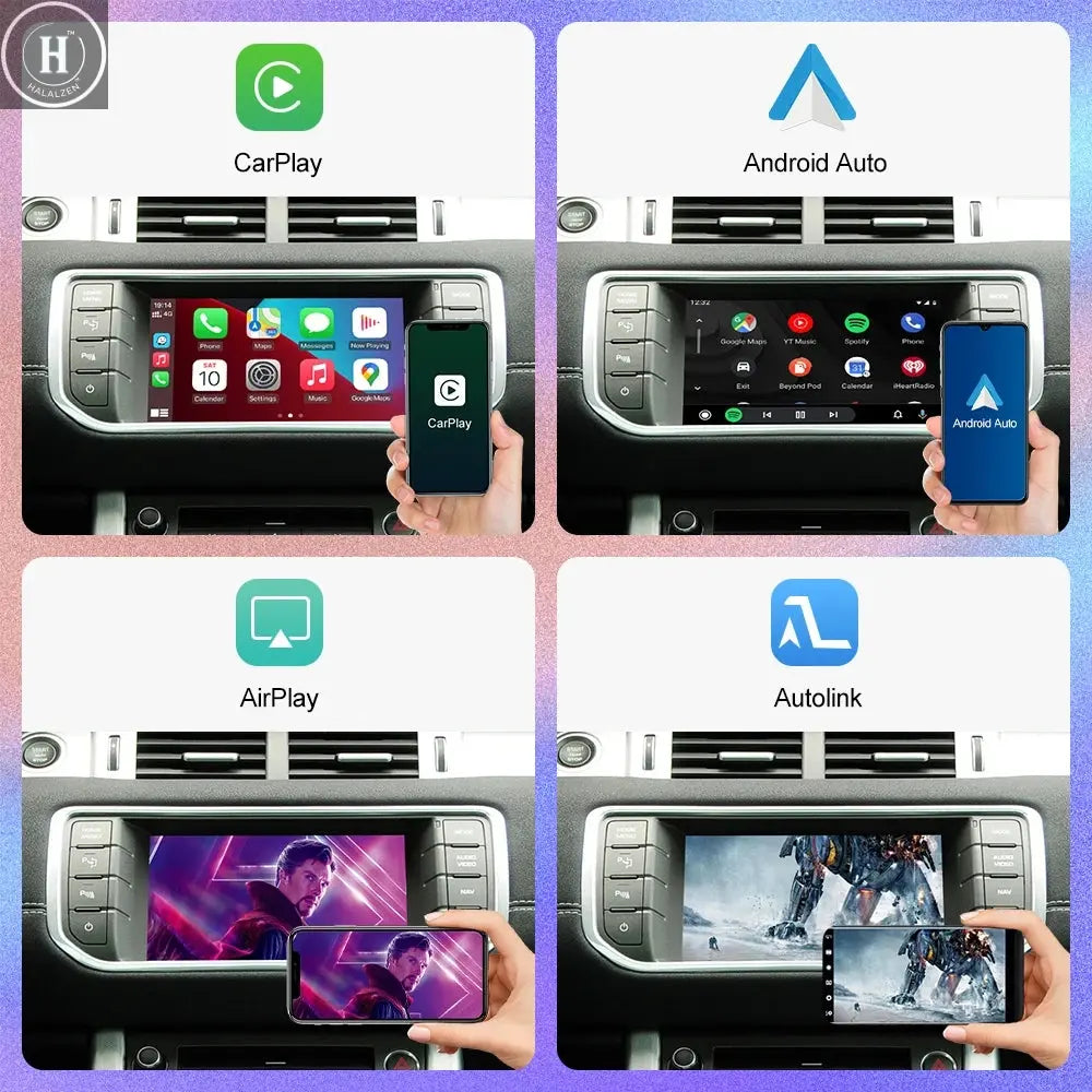 Android Auto Wireless Carplay For Land Rover/Jaguar/Range Rover/Evoque/Discovery 2012-2018 Multimedia Navigation Car Player HALALZEN