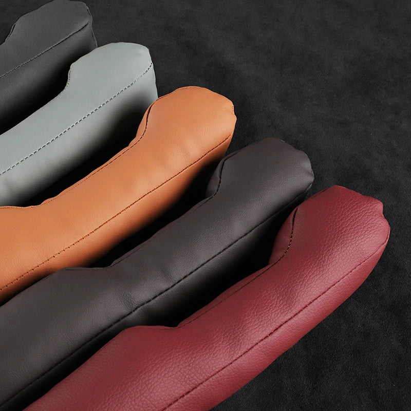 Car Seat Side Gap Filler with Leather Material - Leakproof Seam Filling Strip, Vehicle Interior Mouldings Decoration Accessories