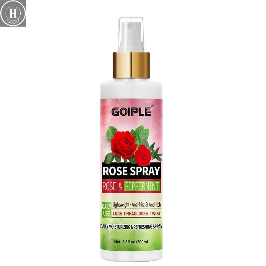 Rose Water Spray Moisturizing Nourish Hair Soothing Scalp Anti-frizz Conditioner Add Hair Shine and Smoothness Hair Care Product HALALZEN