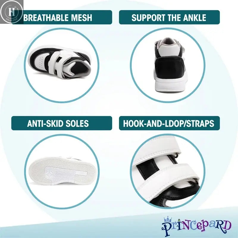 Kids Orthopedic Shoes with Ankle and Arch Support Princepard Boys Girls' Supportive Sneakers for Correct Foot Problems Halalzen UK