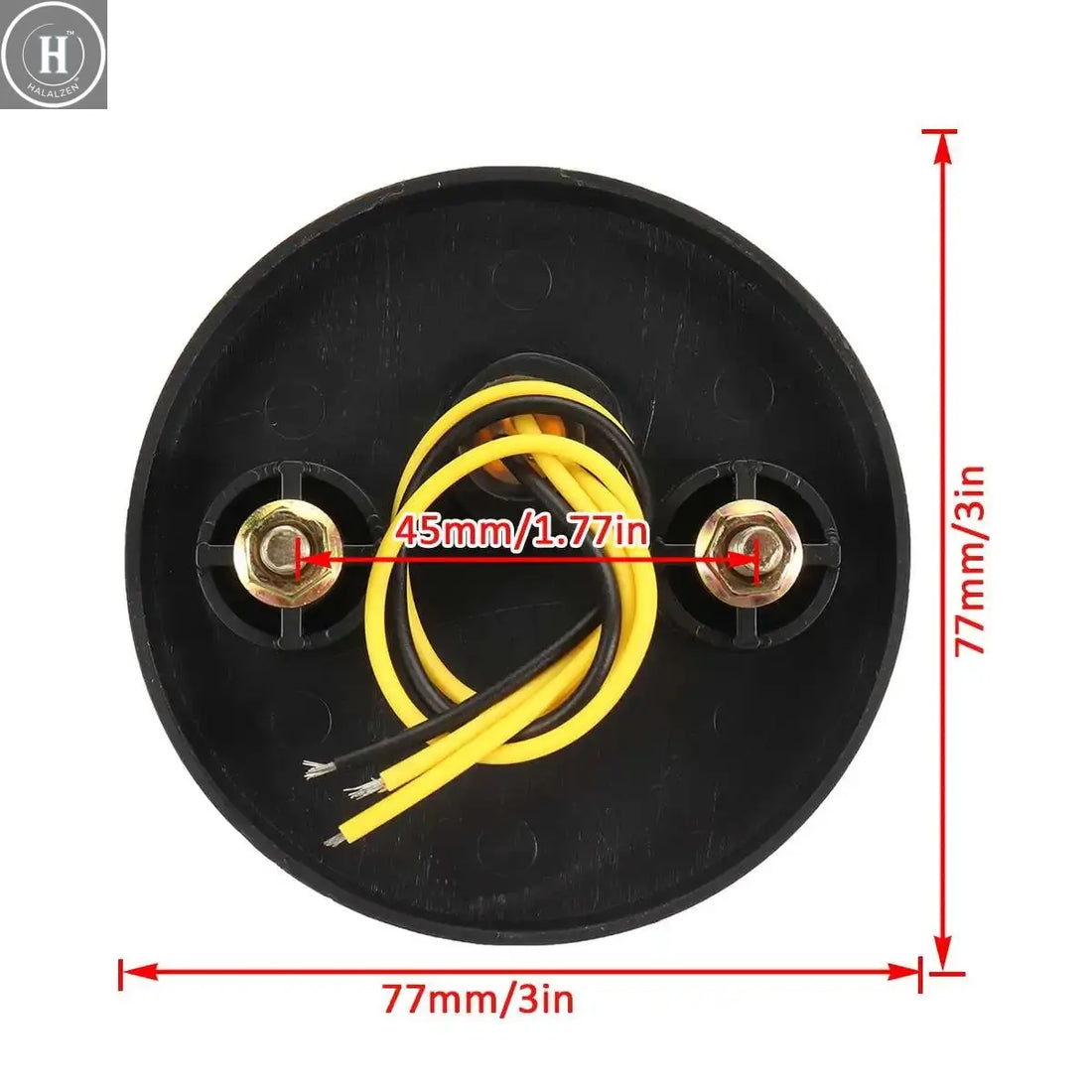 1/2/4X 12V 24V LED Flashing Light Strobe Emergency Alarm Lamp Round Rotary Roof Warning Signal Flash Lamp Beacon For RV Truck HALALZEN