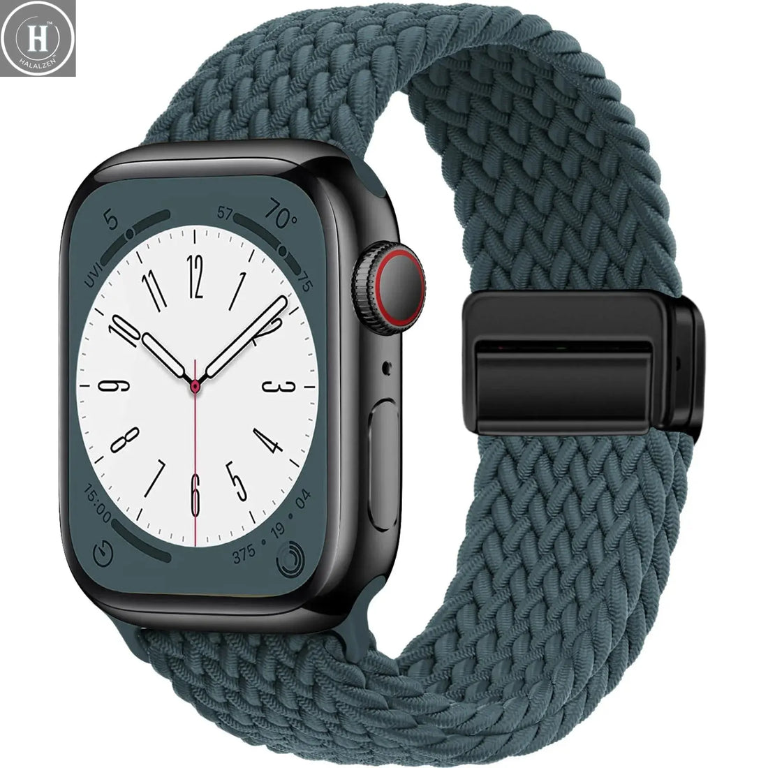 Braided Strap For Apple Watch Bands 40mm 45mm 41mm 44mm 42/46mm 49mm magnetic Bracelet iWatch series se 7 5 6 8 9 10 11 Ultra3 2 HALALZEN